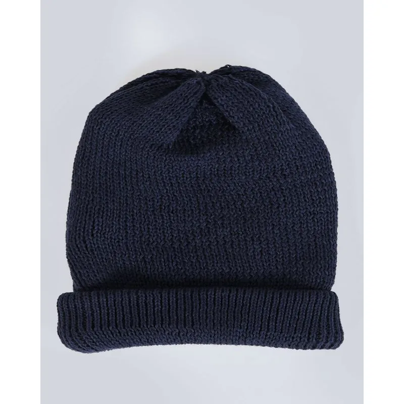 Gorro Masculino Tricô Azul Marinho G