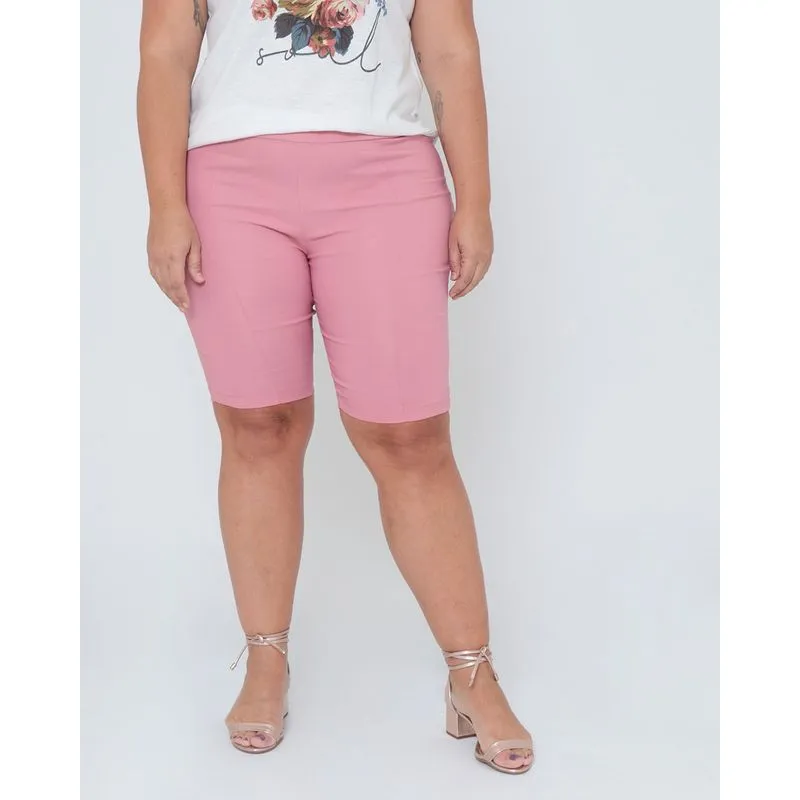 Bermuda Bengaline Plus Size Lisa Rosê G3