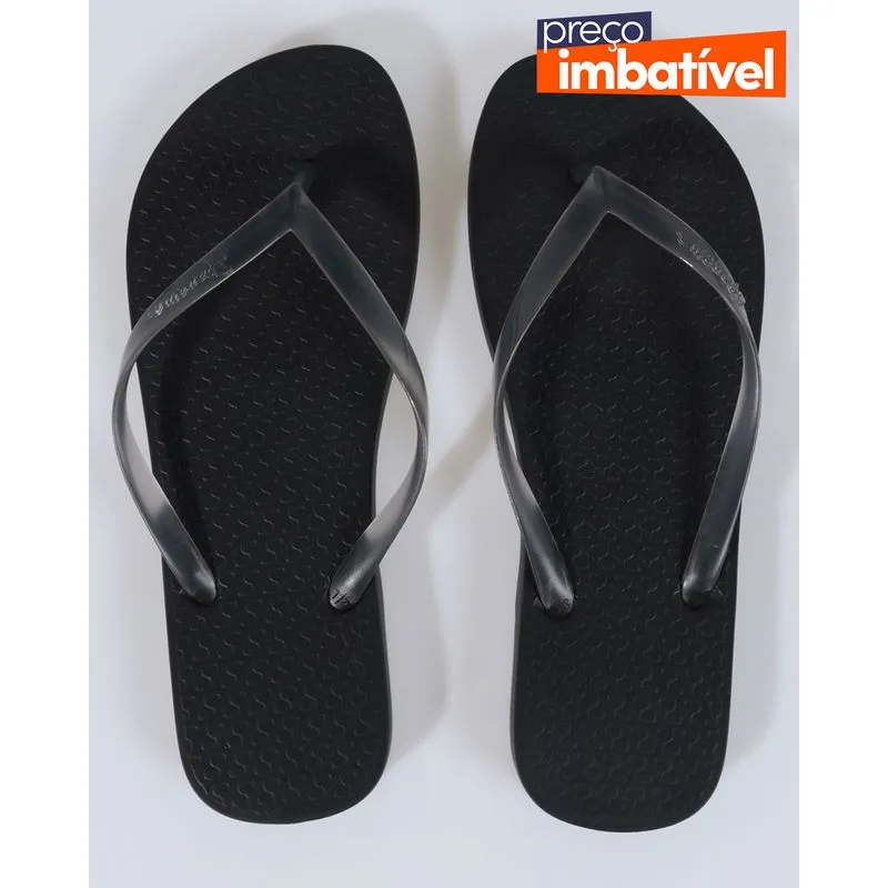 Chinelo Ipanema Feminino Class Preto 37/38