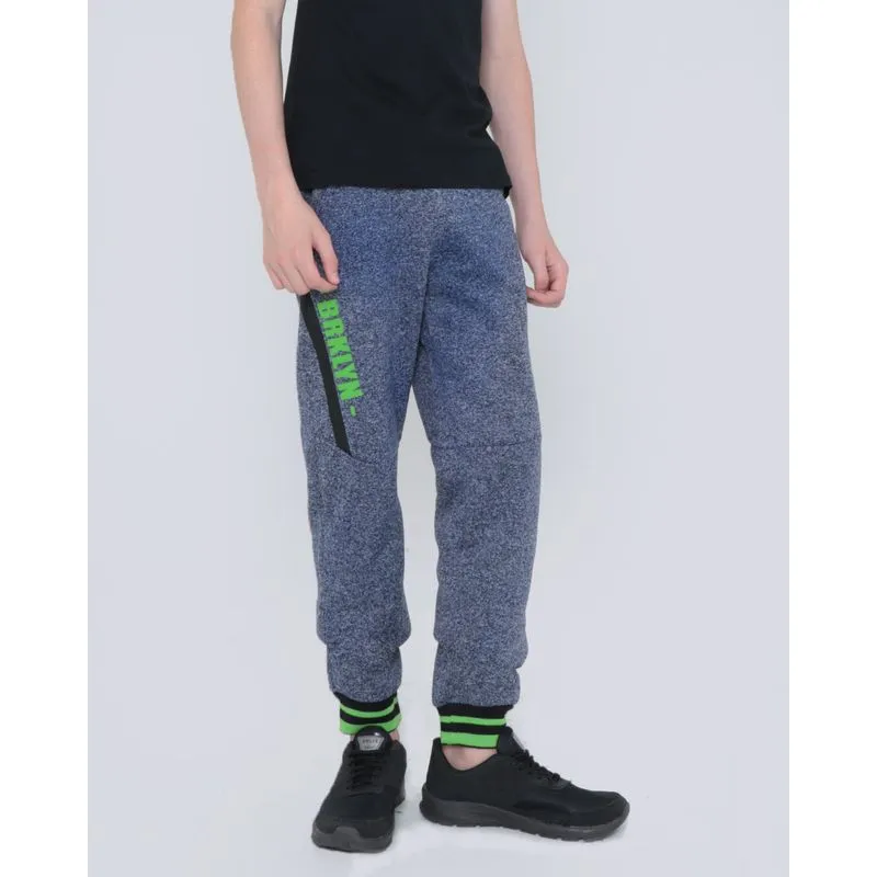 Calça Moletom Juvenil Jogger Azul Marinho 12