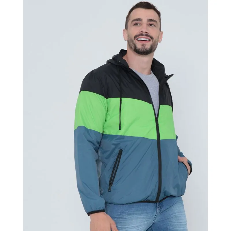 Jaqueta Corta Vento Masculina Preta M
