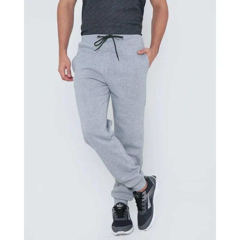 Calça Moletom Masculina Esportiva Jogger Cinza Claro G