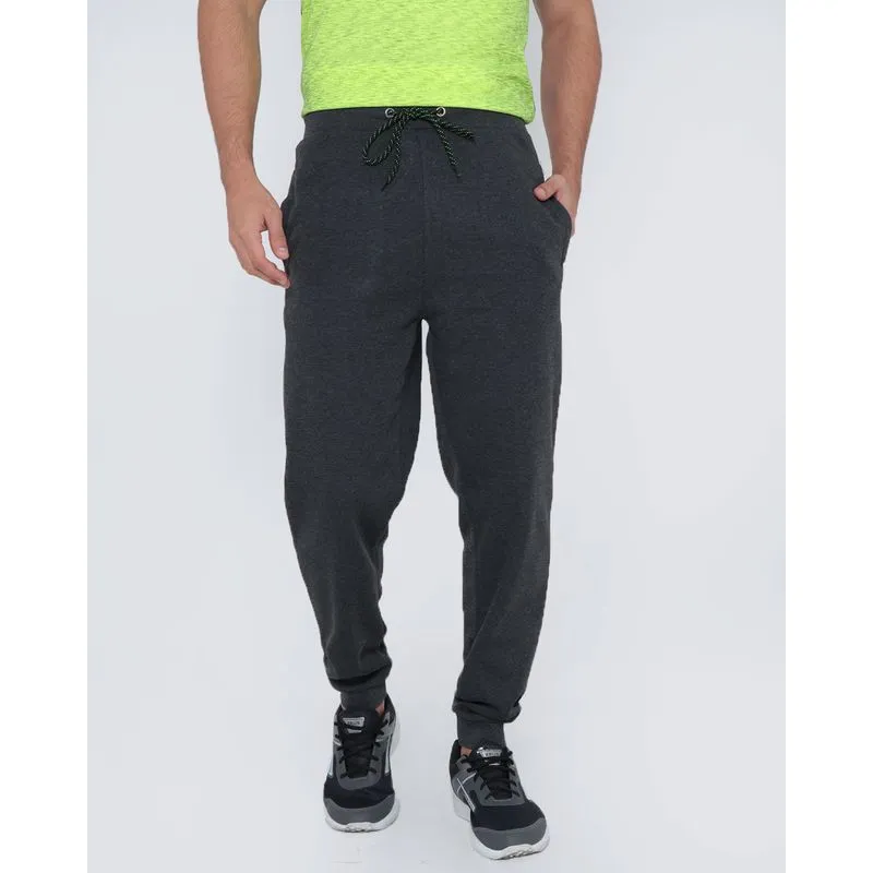 Calça Moletom Masculina Esportiva Jogger Cinza Escuro M