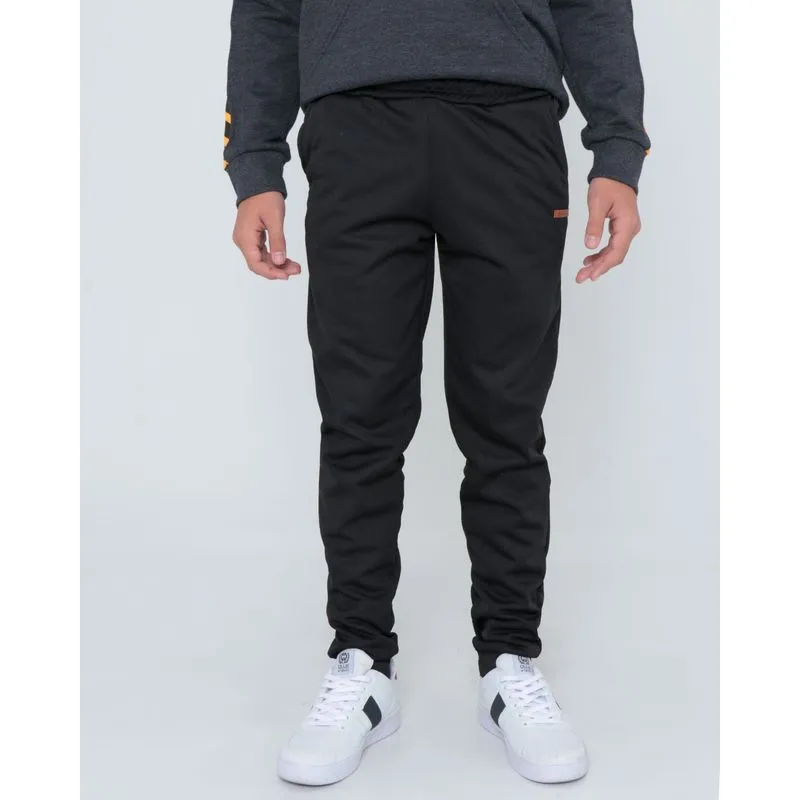 Calça Moletom Juvenil Jogger Preta 16