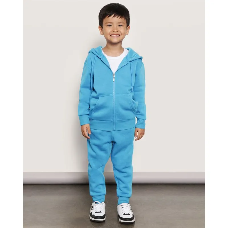 Calça Moletom Infantil Jogger Azul 4