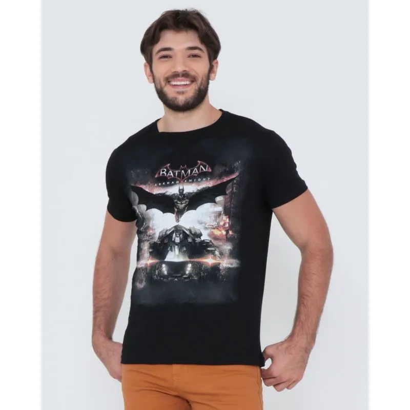 Camiseta Estampa Batman Liga da Justiça Preta P