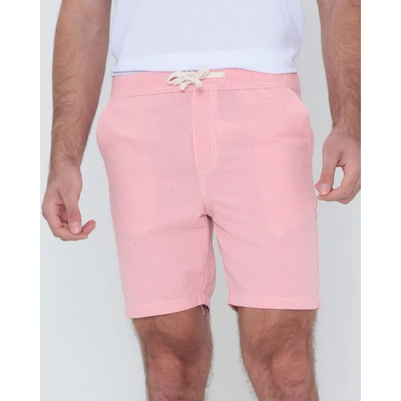 Bermuda Sarja Com Cordão Rosa Claro GG