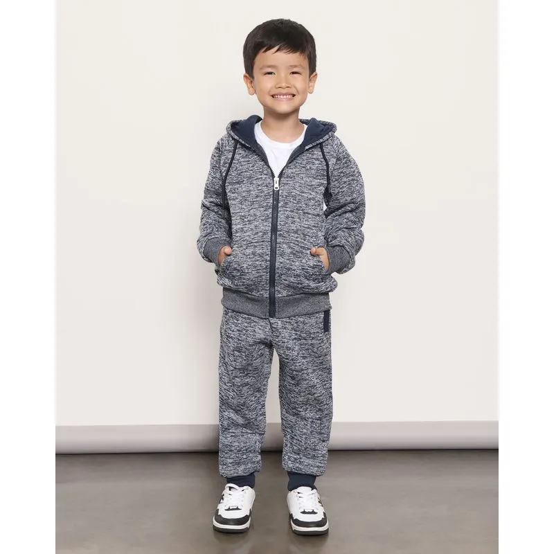 Calça de Moletom Infantil Básica Azul Marinho 8