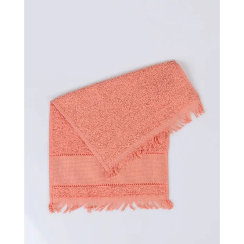 Toalha de Lavabo Para Bordar Valletex Laranja UN