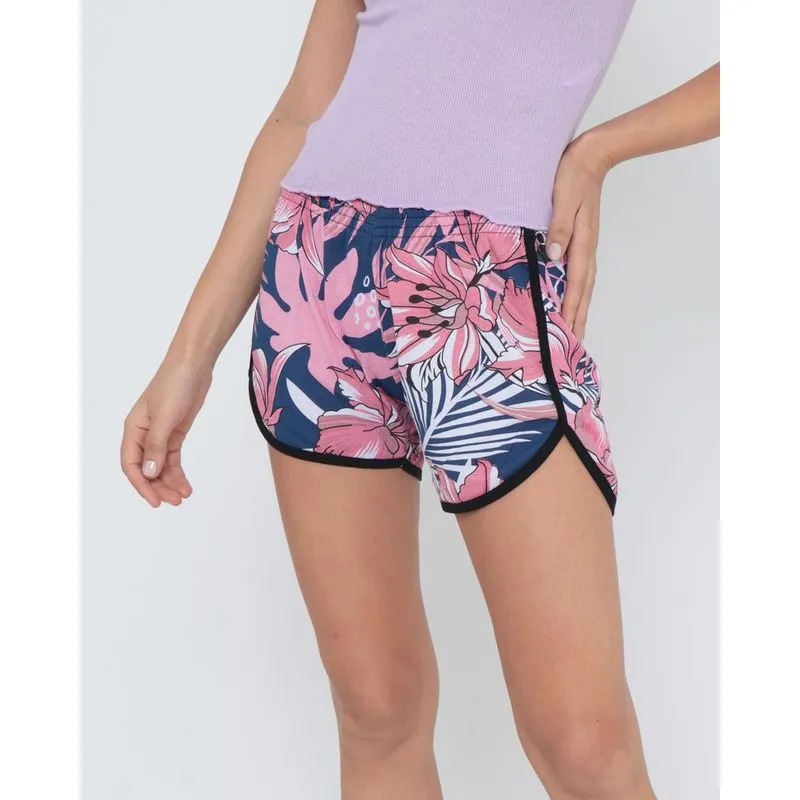 Short Boxer Estampa Floral Azul G