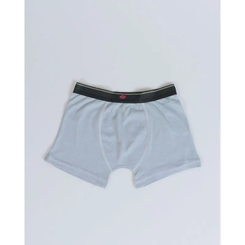 Cueca Boxer Infantil Com Elástico Cinza Claro 8