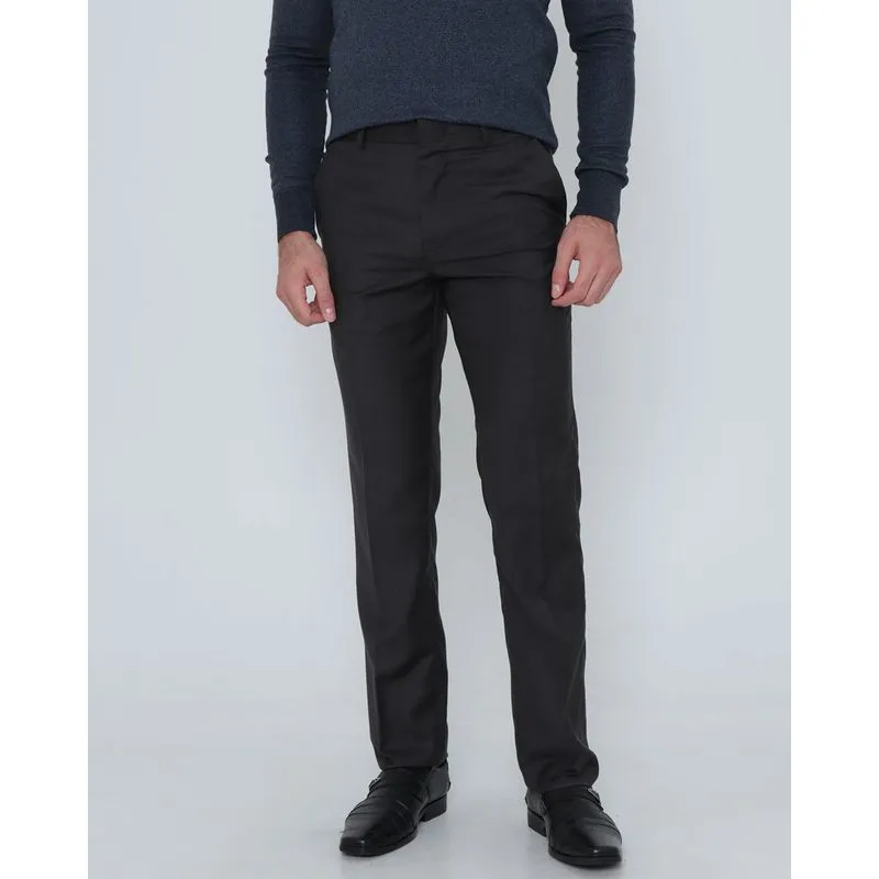 Calça Social Masculina Slim Cinza Escuro 42