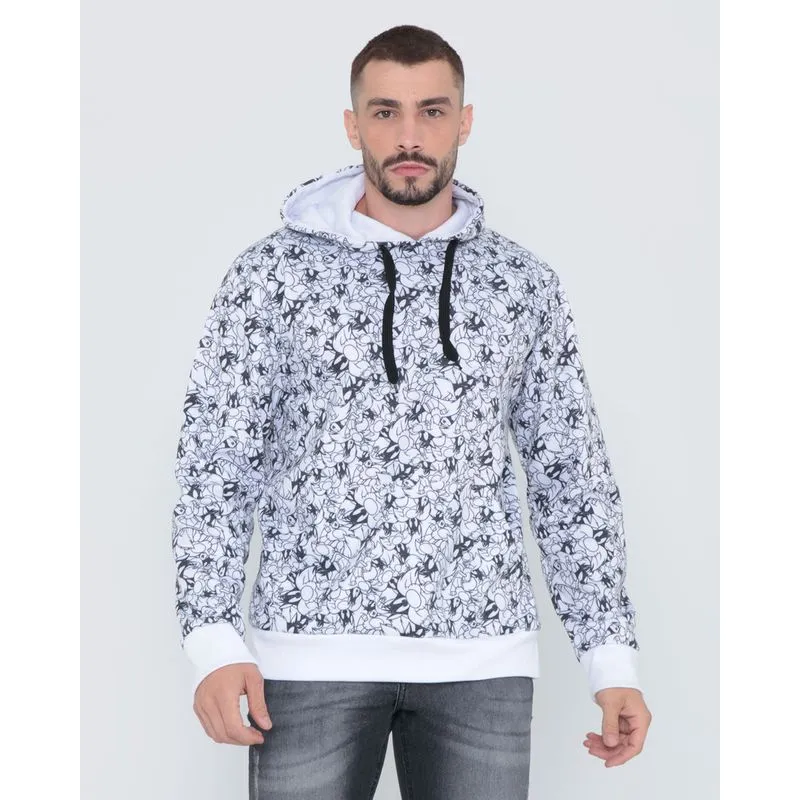 Blusão Moletom Masculino Frajola Looney Tunes Branco M