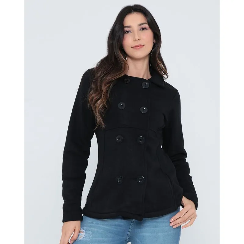 Casaco Feminino Moletom Preto P