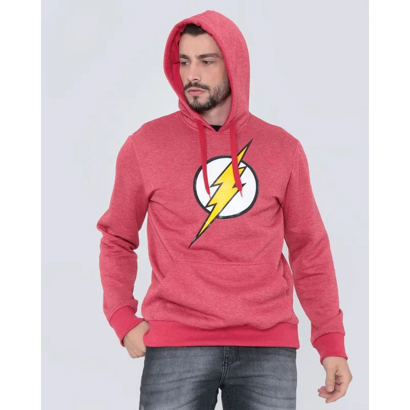 Blusão Moletom Masculino The Flash Vermelho G