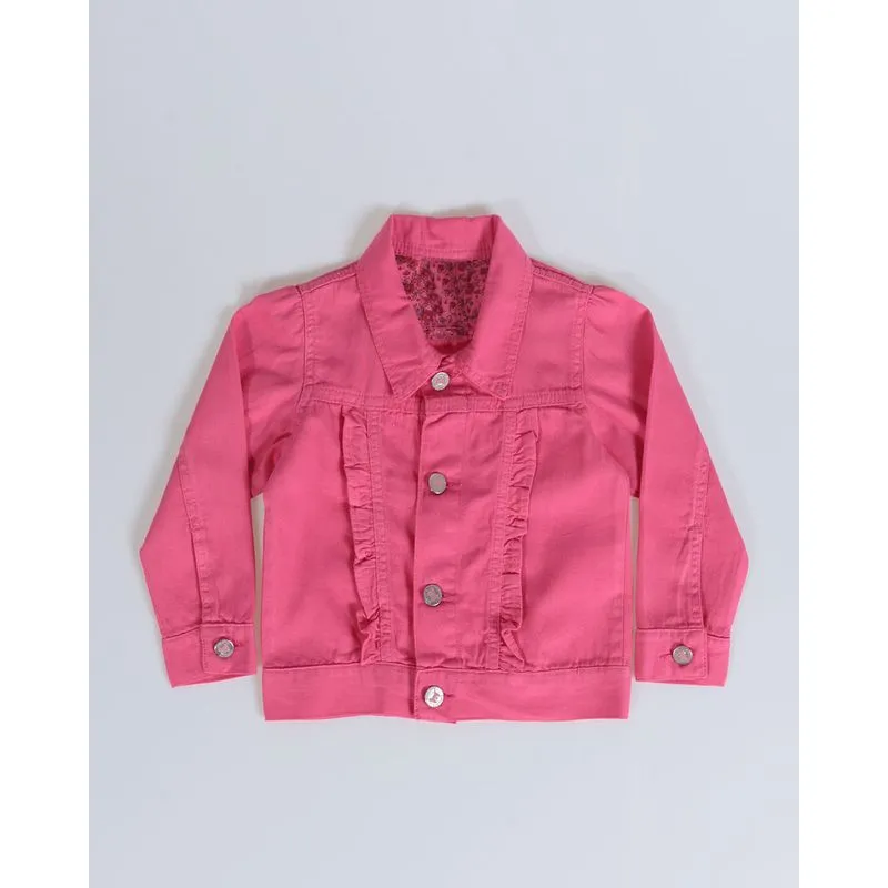 Jaqueta Sarja Bebê Rosa 1
