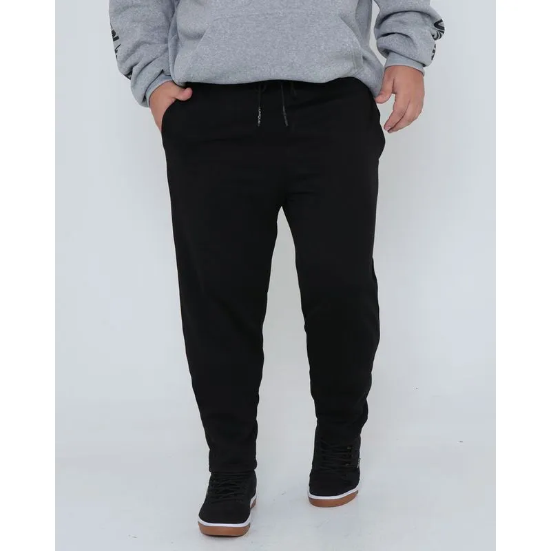 Calça Moletom Masculina Plus Size Preta G3