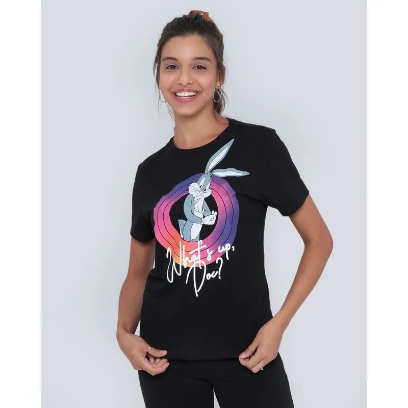 Camiseta Pernalonga Looney Tunes Preta GG