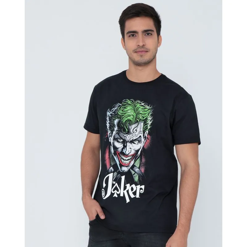 Camiseta Coringa Liga Da Justiça Preta G