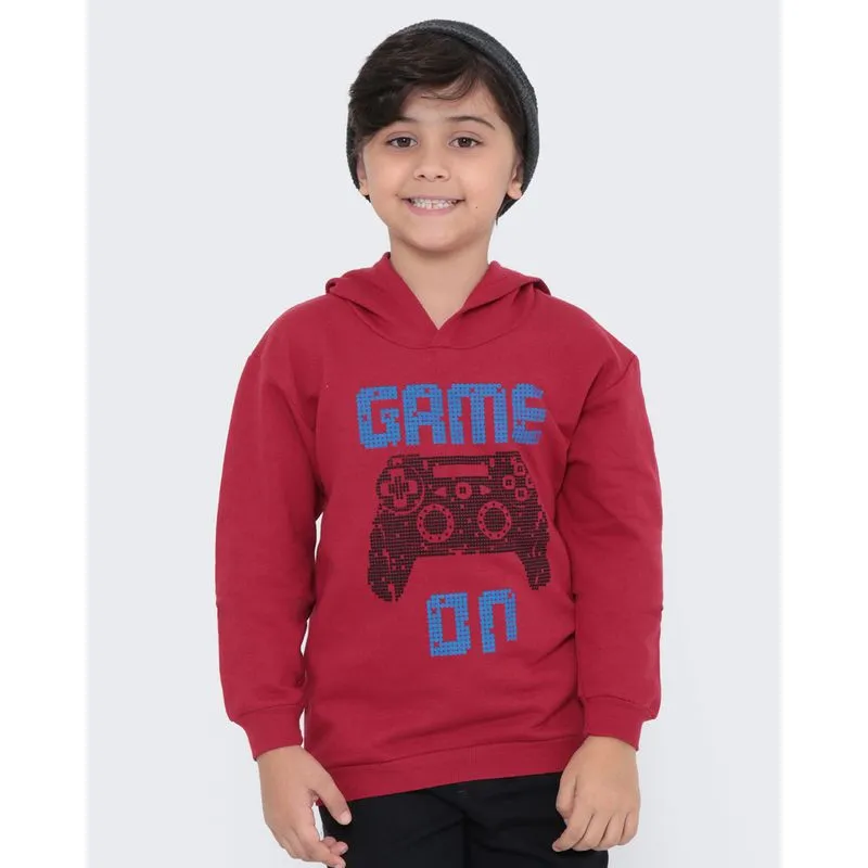 Blusão Moletom Infantil Estampa Game Vermelho 4