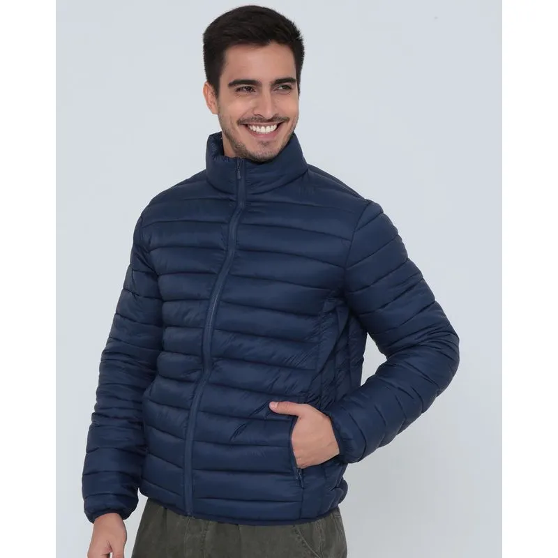 Jaqueta Masculina Puffer Azul Marinho M