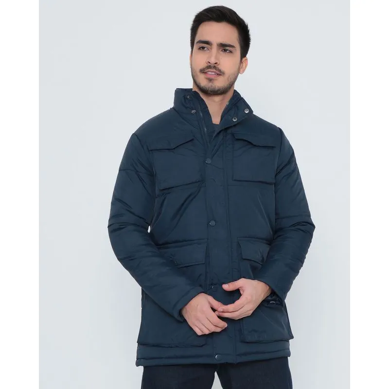 Jaqueta Masculina Puffer Azul Marinho G