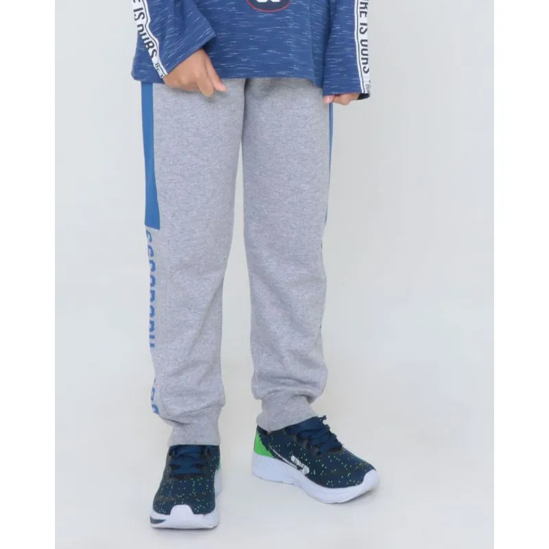 Calça Moletom Infantil Sport Cinza 10