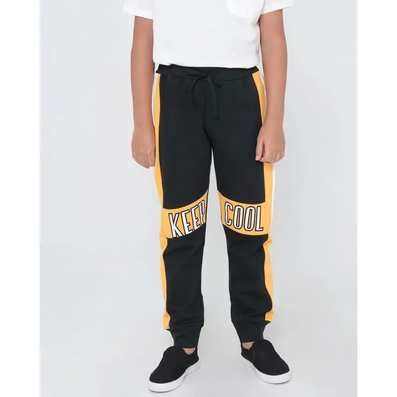 Calça de Moletom Infantil Sport Preto 4