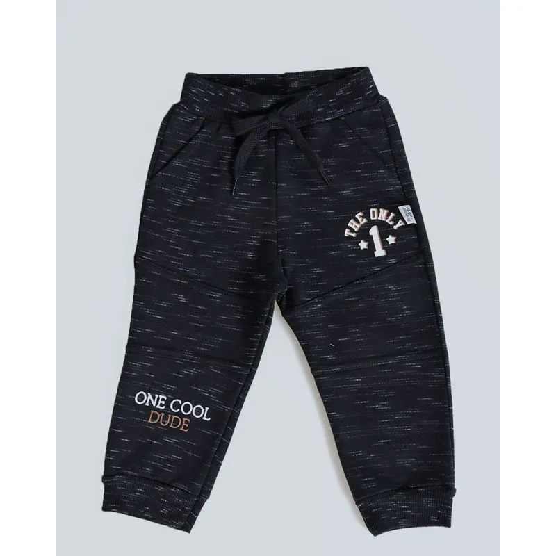 Calça Moletom Bebê Jogger Flamê Preta M