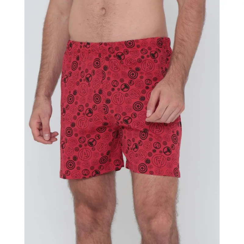 Cueca Samba Canção Heróis Marvel Vermelha G