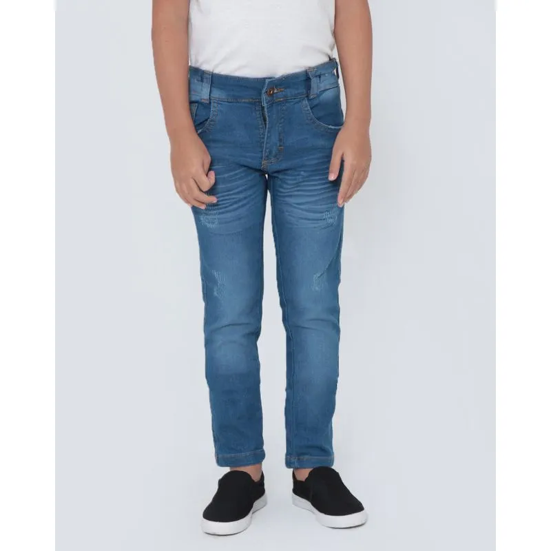 Calça Jeans Infantil Básica Azul 8