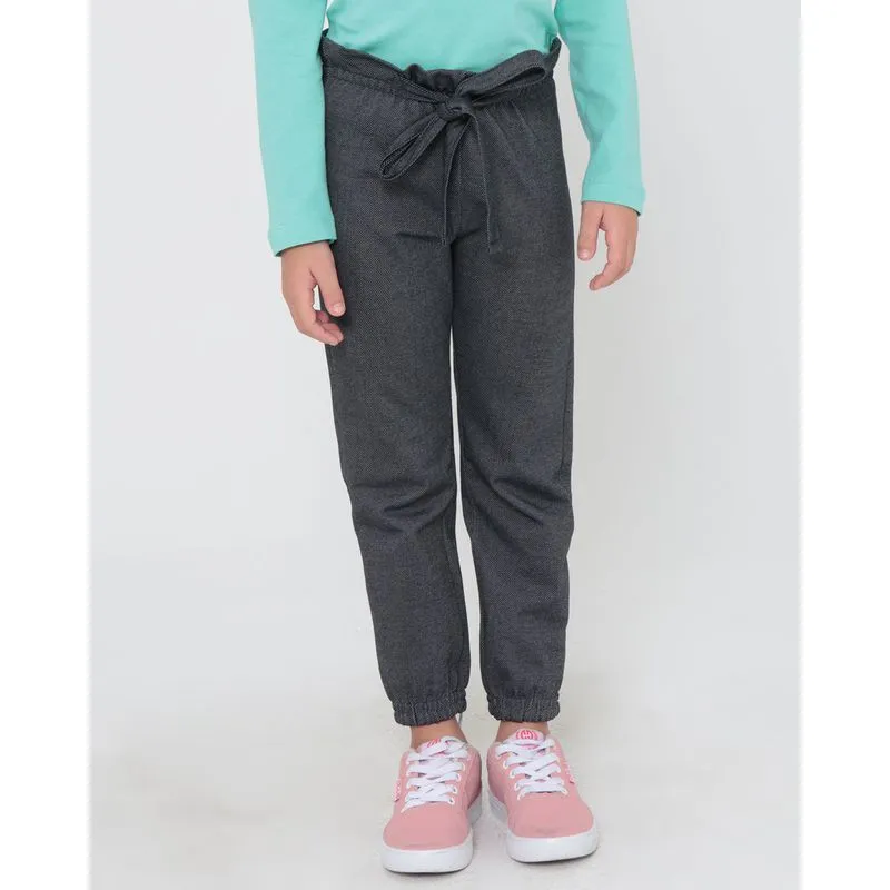 Calça Infantil Jogger Clochard Preta 4