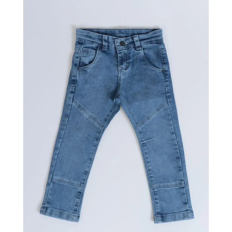 Calça Jeans Bebê Skinny Biker Azul 3