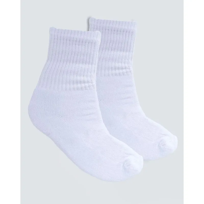 Kit 2 Pares de Meia Masculina Esportiva Brancas 39 A 43