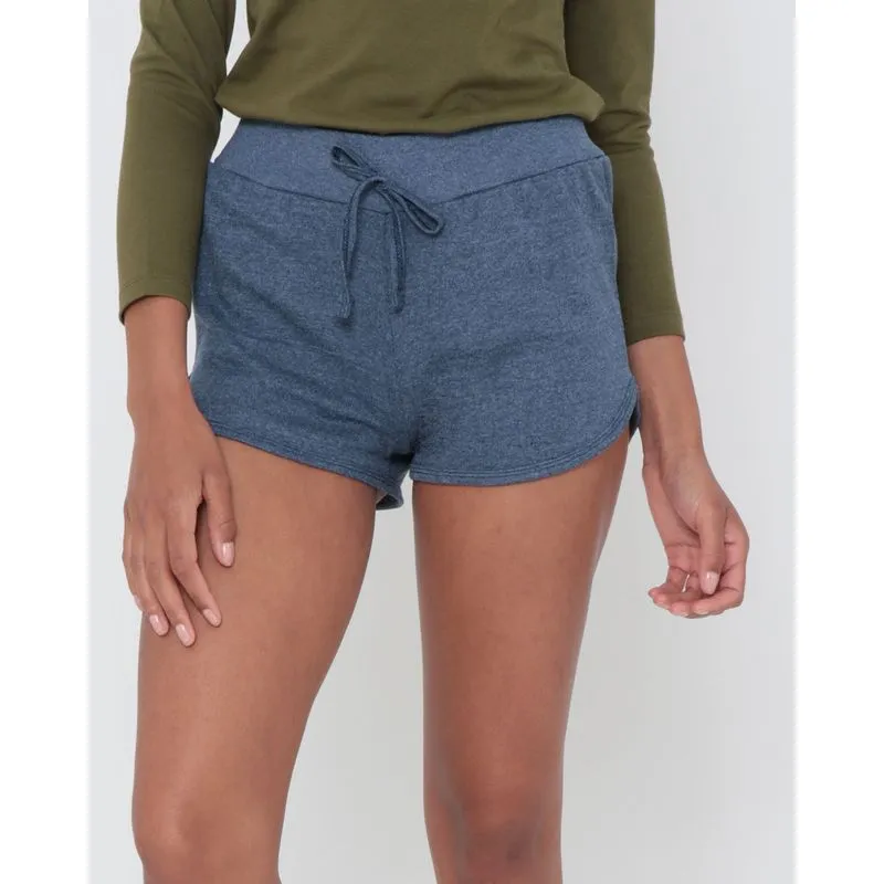 Short Boxer Moletinho Azul Escuro M