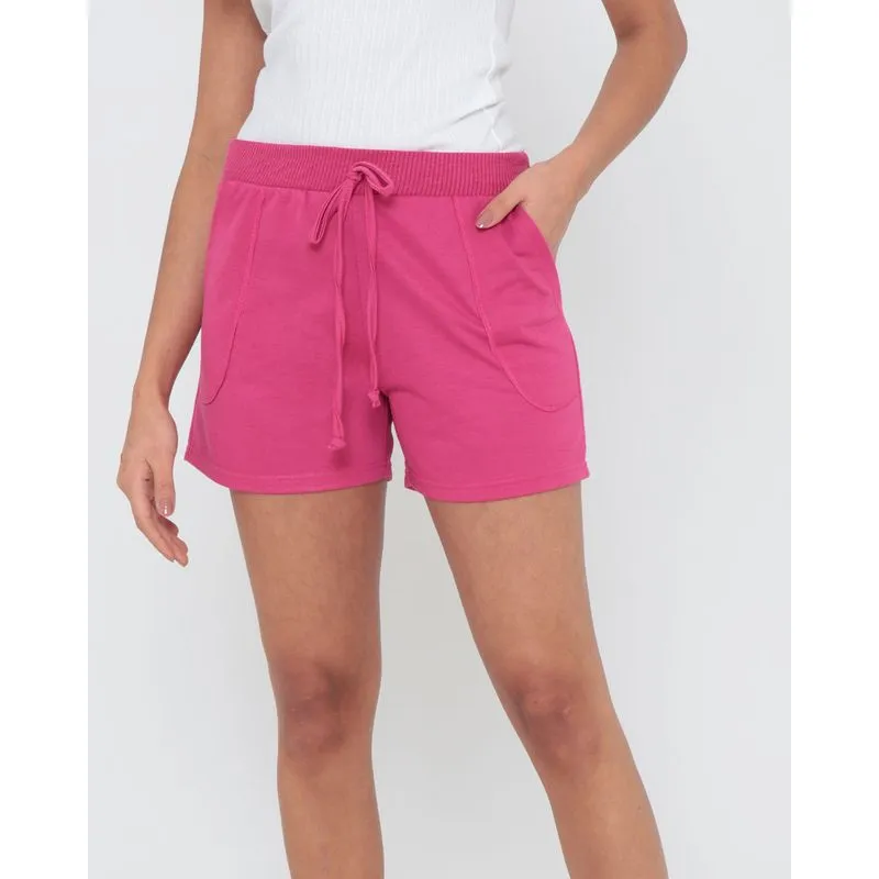 Short Feminino de Moletinho Rosa Pink G