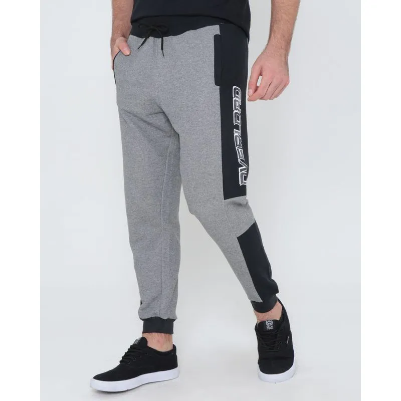Calça Masculina Moletinho Jogger Mescla Cinza G