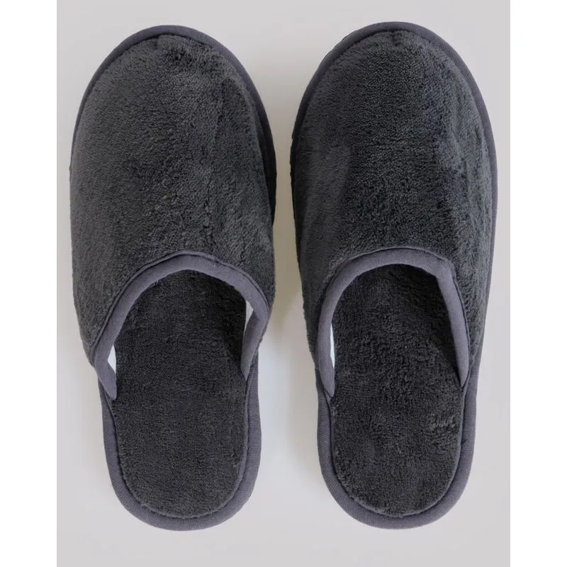 Pantufa Masculina Pelúcia Cinza 37/38