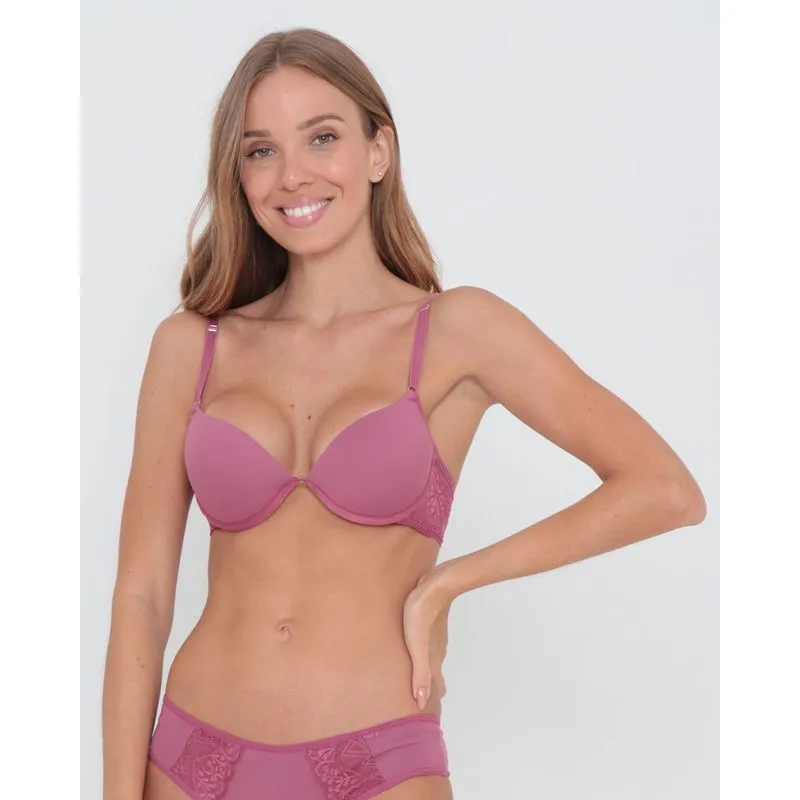 Sutiã Avulso Com Bojo Push Up Rosa 42