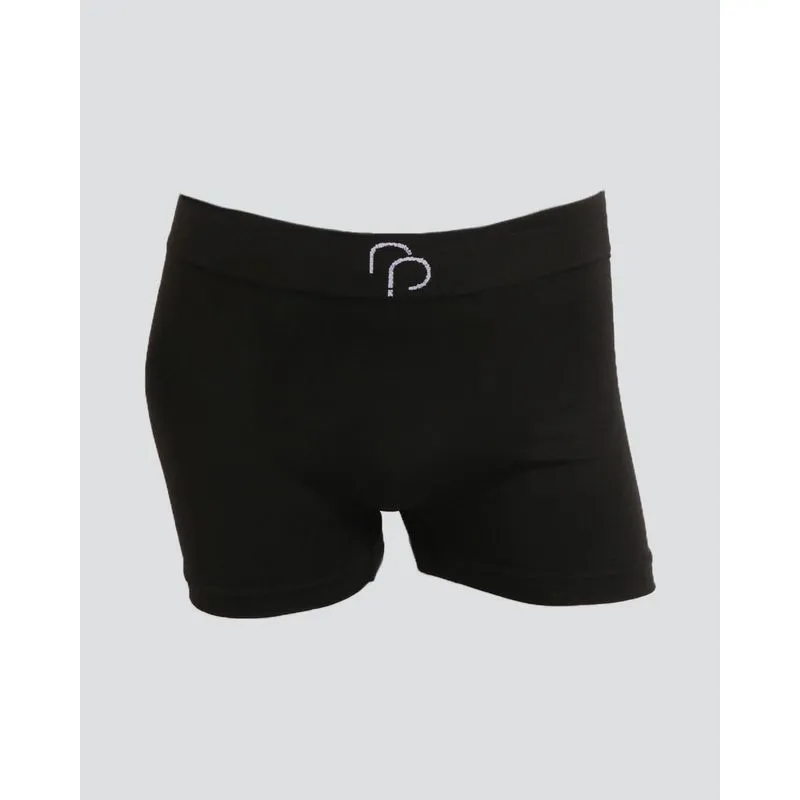 Cueca Masculina Boxer Lisa Sem Costura Preta M