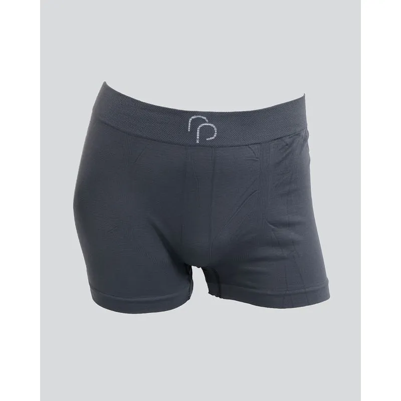 Cueca Masculina Boxer Lisa Sem Costura Cinza M