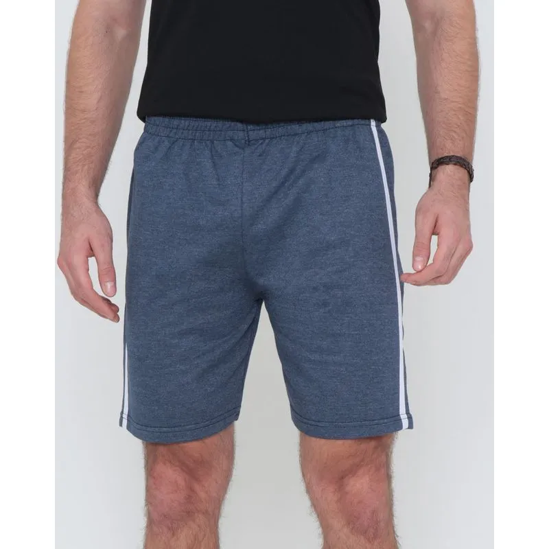 Bermuda Masculina Moletinho Básica Azul Marinho XGG