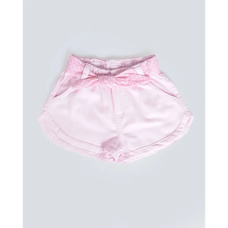 Short Sarja Bebê Rosa Claro 1