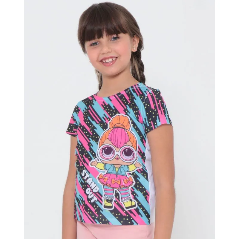 Blusa Infantil Boneca LOL Preta 8