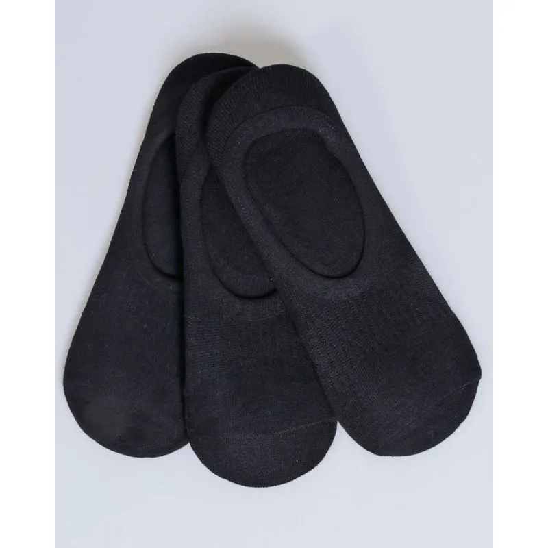Kit 3 Pares de Meia Sport Masculina Invisível Pretas 39 A 42