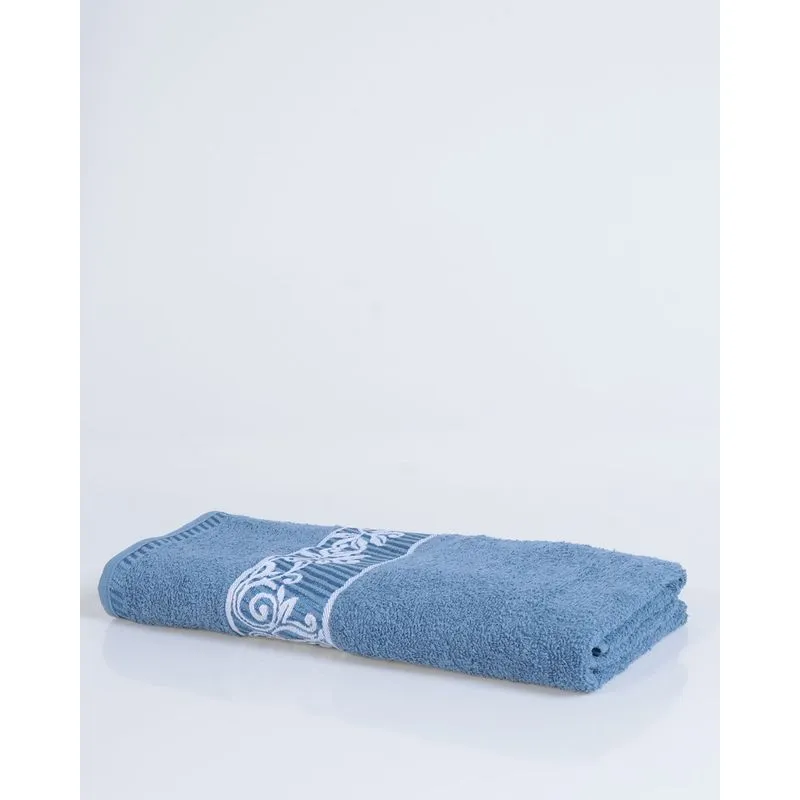 Toalha de Banho Scala Jacquard Azul UN