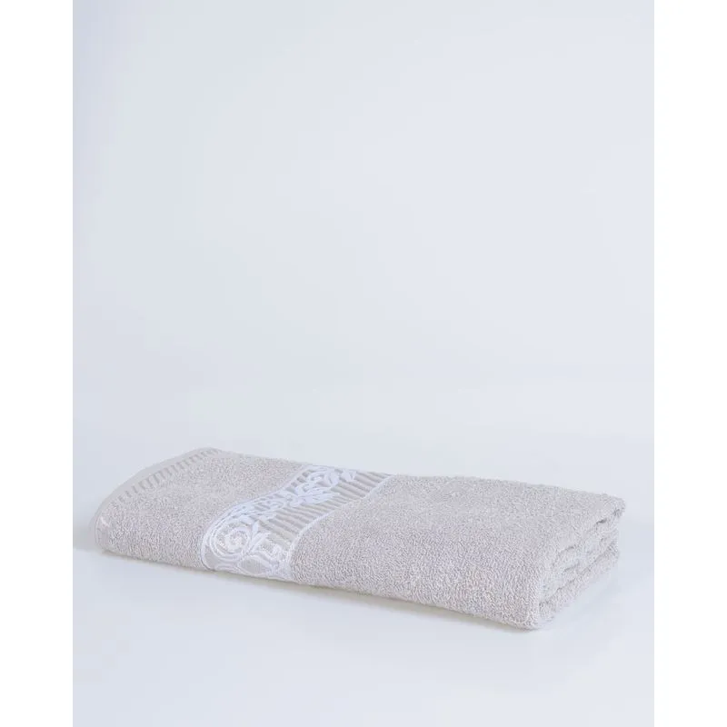 Toalha de Banho Scala Jacquard Cinza Claro UN