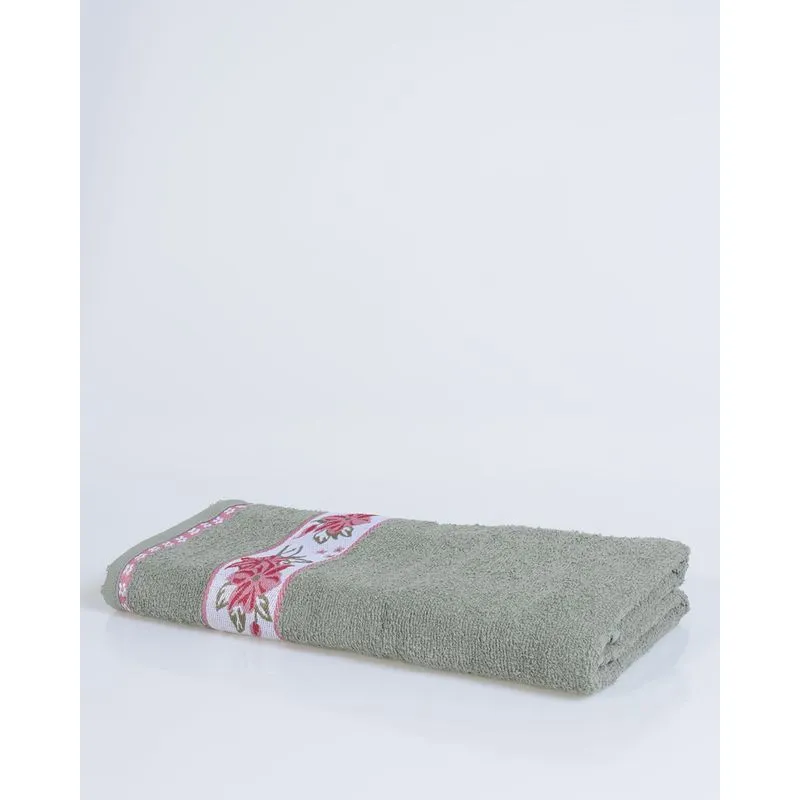 Toalha de Banho Luna Jacquard Verde UN