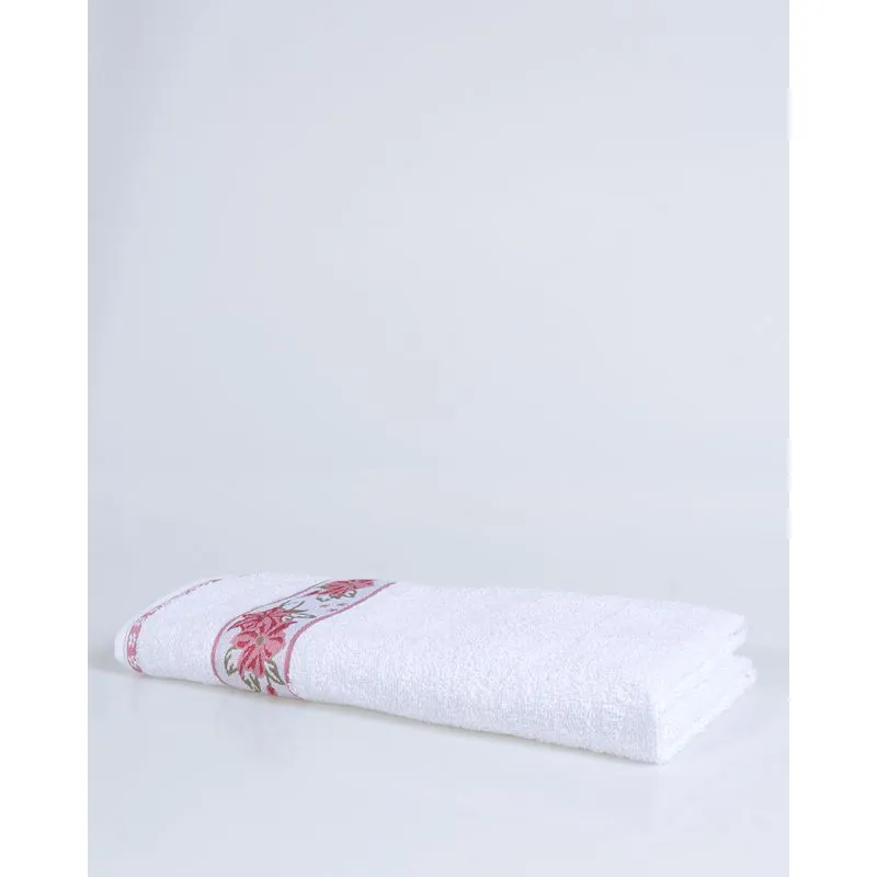 Toalha de Banho Luna Jacquard Branca UN