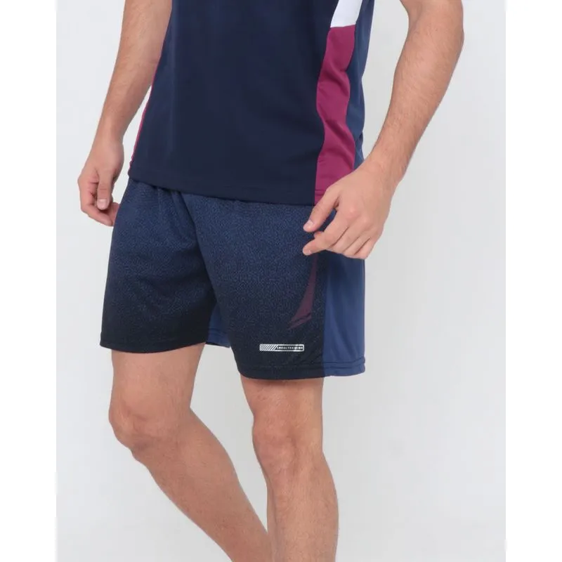 Bermuda Masculina Esportiva Estampada Azul Marinho GG